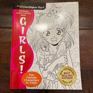 Manga Artist Coloring Book Girls! Anime